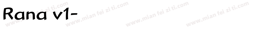 Rana v1字体转换